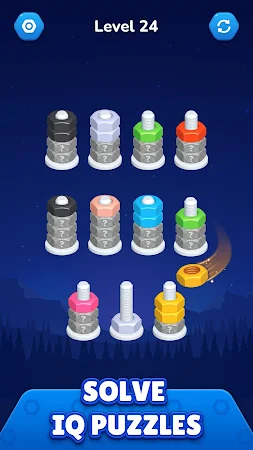 Game screenshot Nut Sort - Color Sort Puzzle apk download