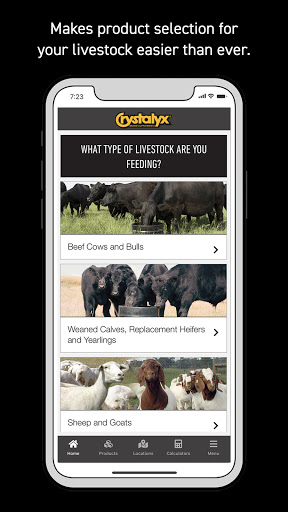 Android application Crystalyx screenshort