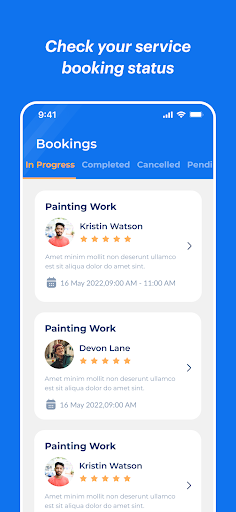 Service Hub - Customer Screen 3