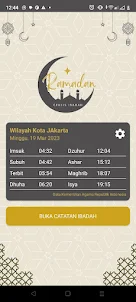 Buku Ramadhan - Ibadah Tracker