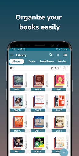 Android application Handy Library - Book Organizer screenshort