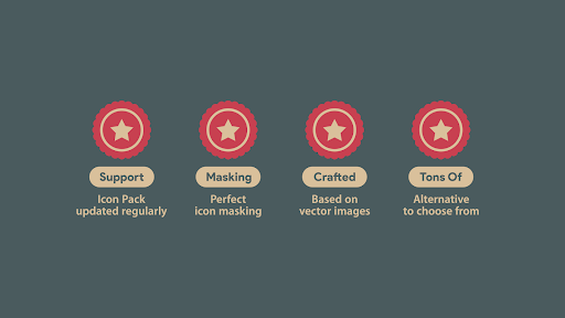 Sagon Circle: Dark Icon Pack - Personalization - apps