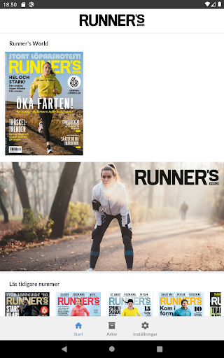 Runners World Screen 3