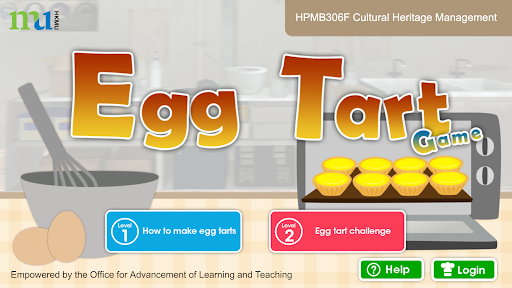 Android application Egg Tart game screenshort
