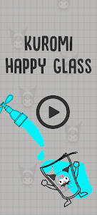 Kuromi Happy Glass