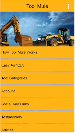 Android application Tool Mule screenshort