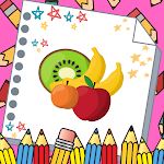 Cover Image of Download Offline Fruits Coloring Book  APK