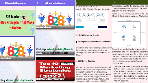 Android application b2b lead generation screenshort
