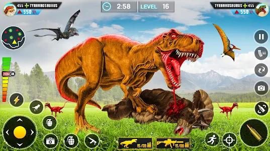 Dino Hunter Zoo Hunting Games