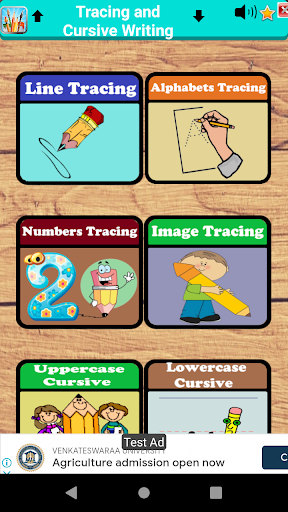 Android application Tracing & Cursive Hand Writing screenshort