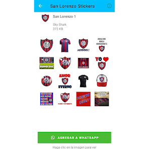 Screenshot 8 San Lorenzo Stickers android