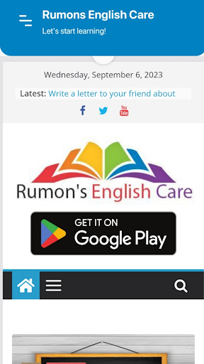 Android application Rumon's English Care screenshort