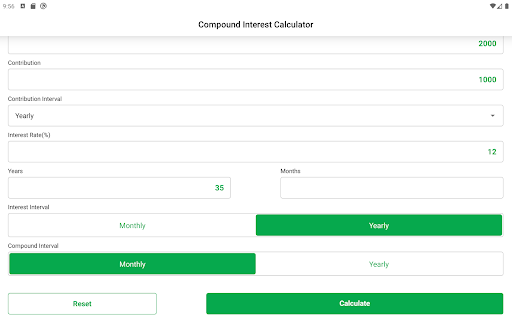Compound Interest Calculator 9