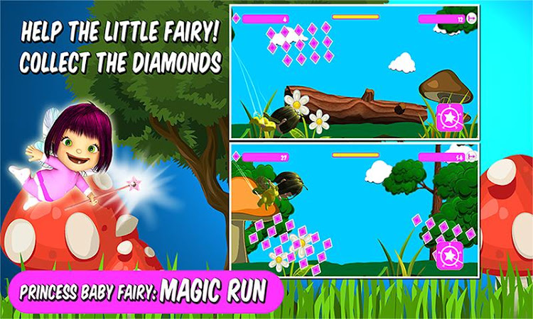 Princess Baby Fairy: Magic Run - 240402 - (Android)