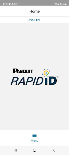 Android application Panduit RapidID screenshort