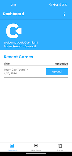 Android application Casmium Stats Tracker screenshort