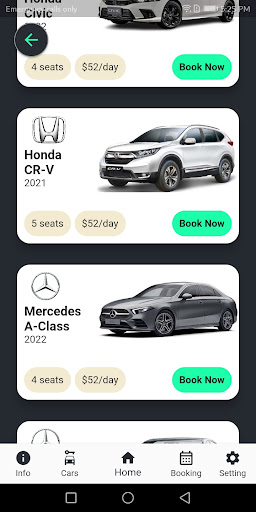 TNI Car Rental Screen 3