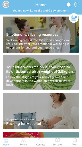 EVE - Pregnancy Companion Screen 3