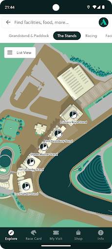Android application Aintree Racecourse screenshort