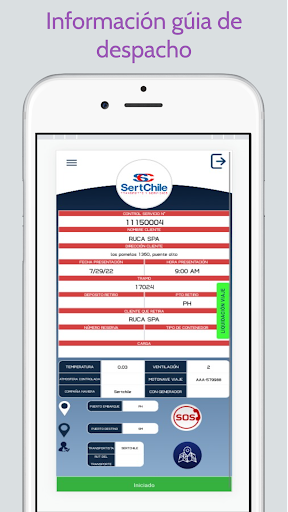 Android application Sicfleet screenshort