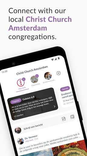Android application Christ Church Amsterdam screenshort