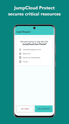Android application JumpCloud Protect screenshort