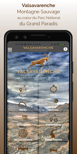 Android application Valsavarenche Montagne Sauvage screenshort