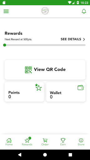 Civic Center Cafe Rewards Screen 2