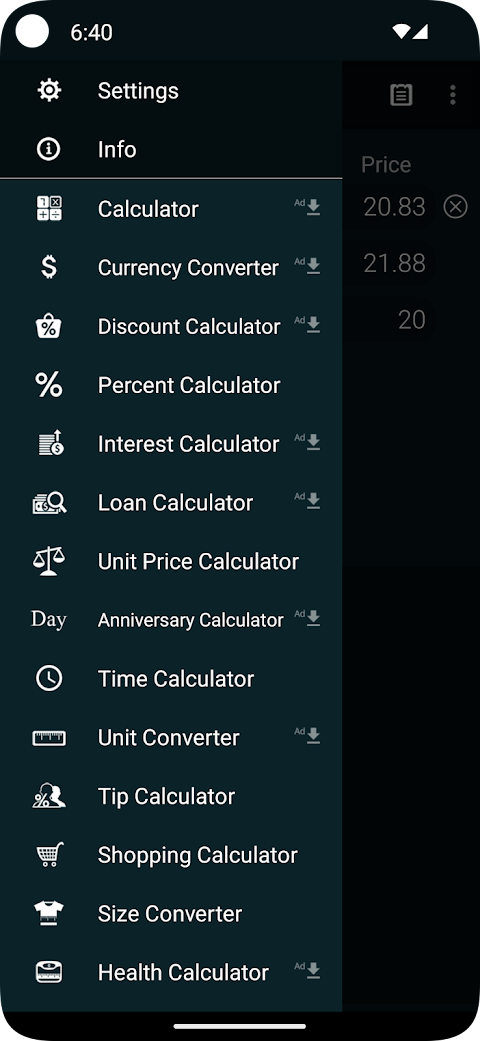 Unit Price Calculatorのおすすめ画像3
