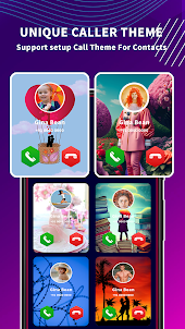 Custom call screen theme-color