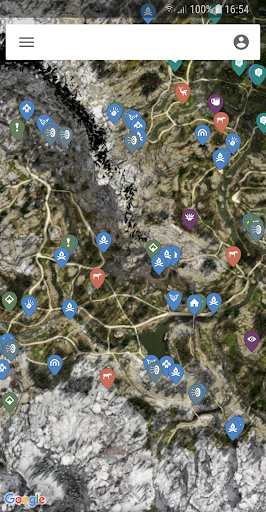 Android application MapGenie: HZD Map screenshort