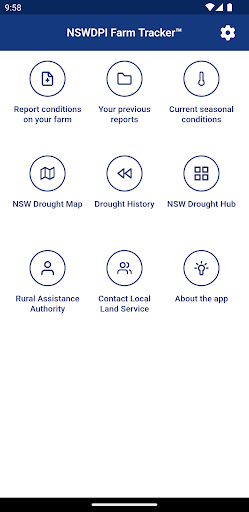 Android application NSWDPI Farm Tracker screenshort