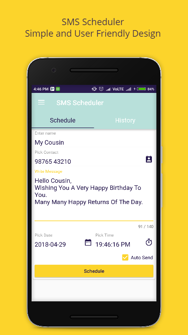 SMS Scheduler - 1.1.6 - (Android)