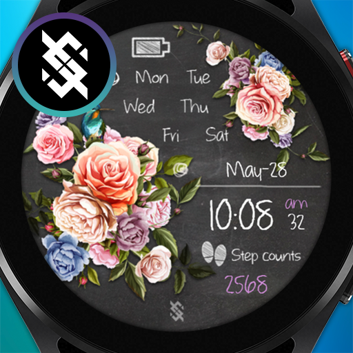 BFF55- Blackboard Art Flower logo