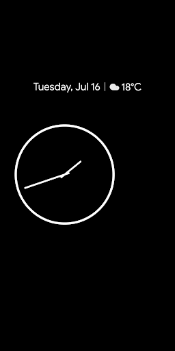 Android application Widget Screensaver screenshort