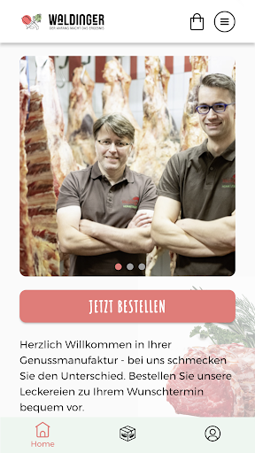 Android application Hofmetzgerei Waldinger screenshort