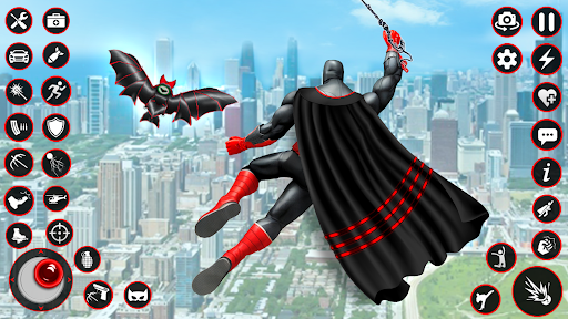 Bat Hero Dark Crime City Game Screen 2