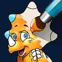 下载 Kids Dinosaur Coloring Pages 安装 最新 APK 下载程序