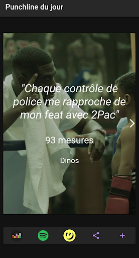 Android application Punchlines rap Français screenshort