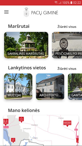 Android application Pacų kelias screenshort