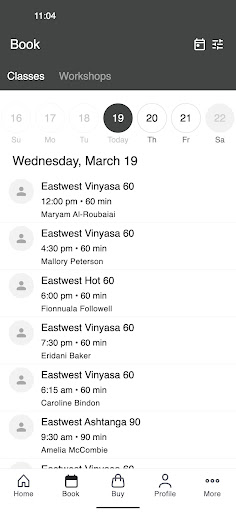 Eastwest Yoga Screenshot 2 - AppWisp.com