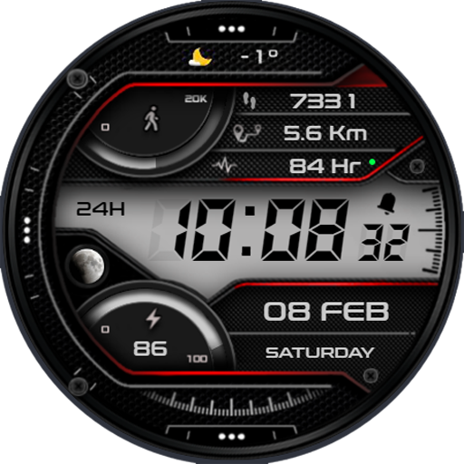 TIC12 Digital Watch face Download on Windows