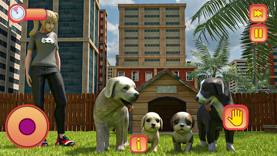 Virtual Dog Simulator Games-Cute puppy Pet Daycare Varies with device APK screenshots 9