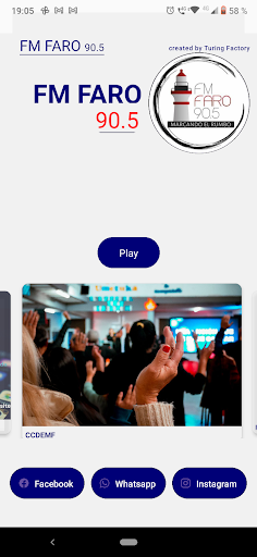 Android application Fm Faro 90.5 Mhz screenshort