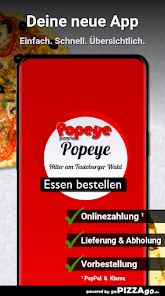 Screenshot 1 Pizzeria Popeye Hilter am Teut android