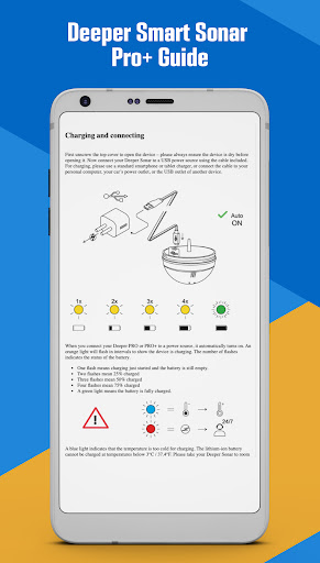 Deeper Smart Sonar Pro+ Guide Screen 2