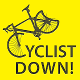 Cyclist Down icon