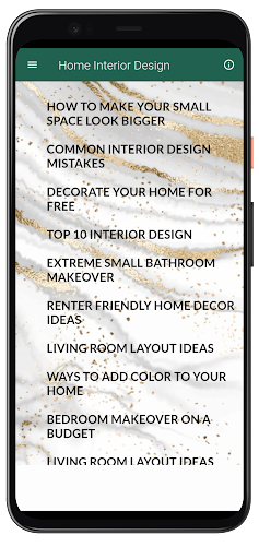 Home Interior Design Screen 2