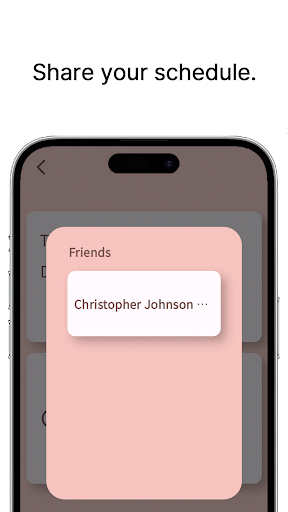 Diary Connect - Diary Share Screen 3