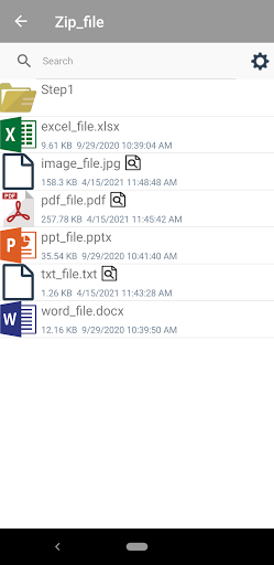 ZipExtractor Screen 2